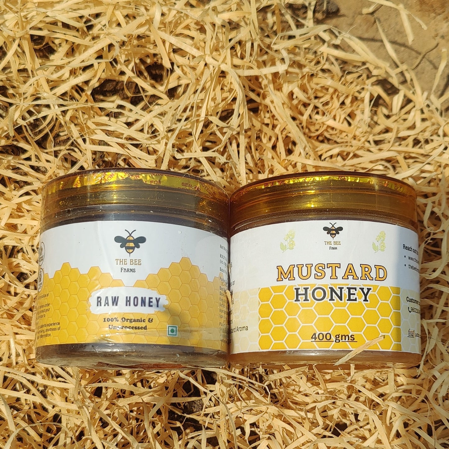 Raw Honey + Mustard Honey (Combo)