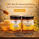 Raw Honey + Mustard Honey (Combo)