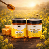 Raw Honey + Mustard Honey (Combo)