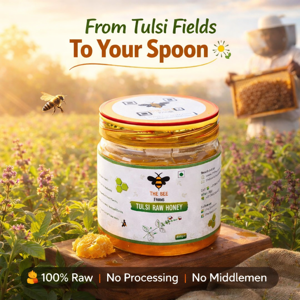 Tulsi Raw Honey - 400 gms