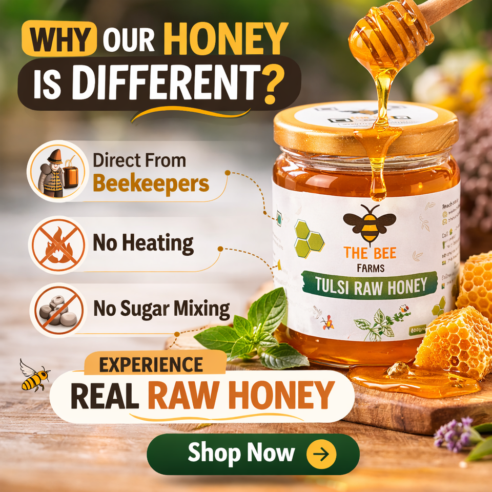 Tulsi Raw Honey - 400 gms