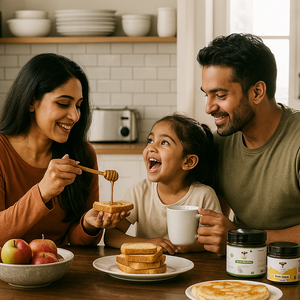 Raw Honey + Tulsi Honey (Combo)